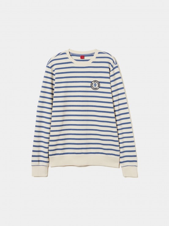 Striped pattern sweater