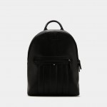 Leather effect backpack