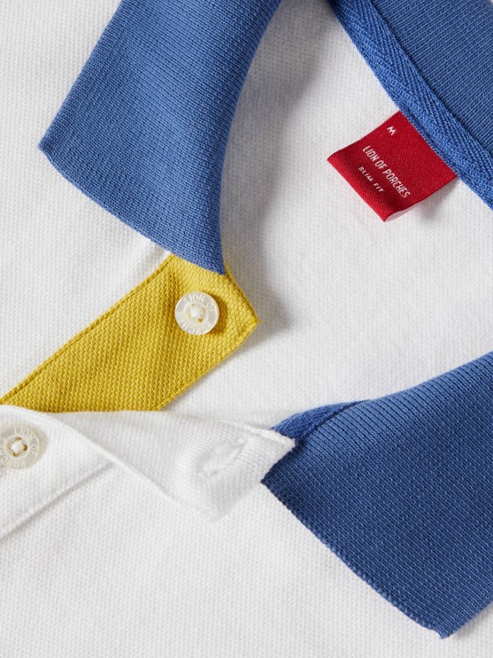 Polo de piqu de corte slim
