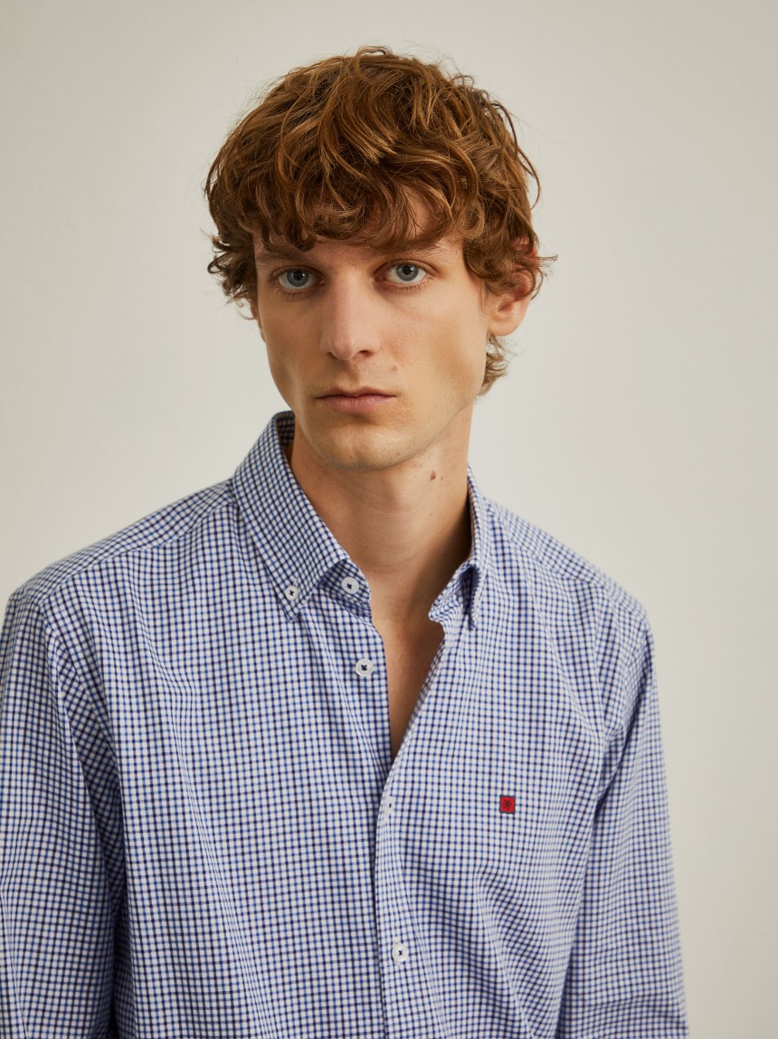 Camisa cuadros regular fit