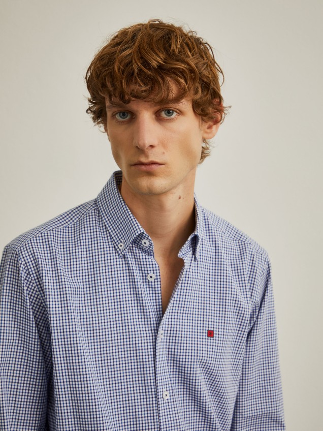 Camisa cuadros regular fit