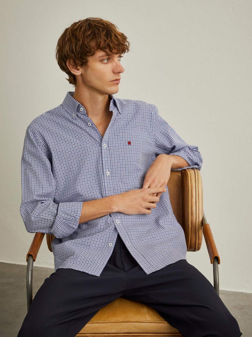 Camisa cuadros regular fit
