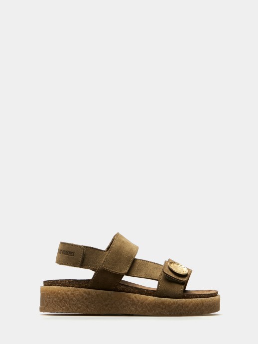Suede sandals