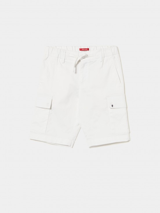 Twill cargo shorts