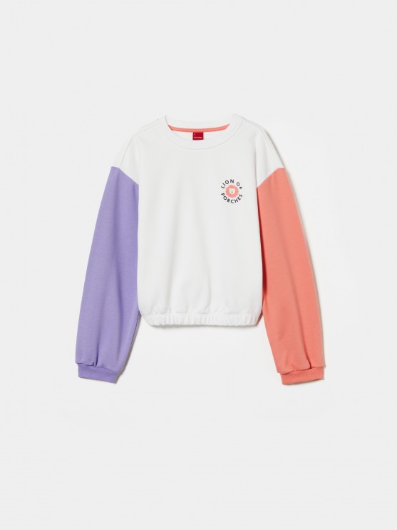 Colorblock sweater