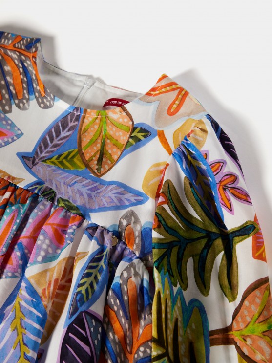 Tropical pattern dress