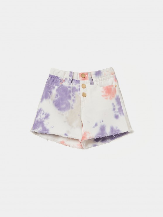 Tie dye shorts