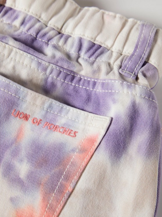 Tie dye shorts