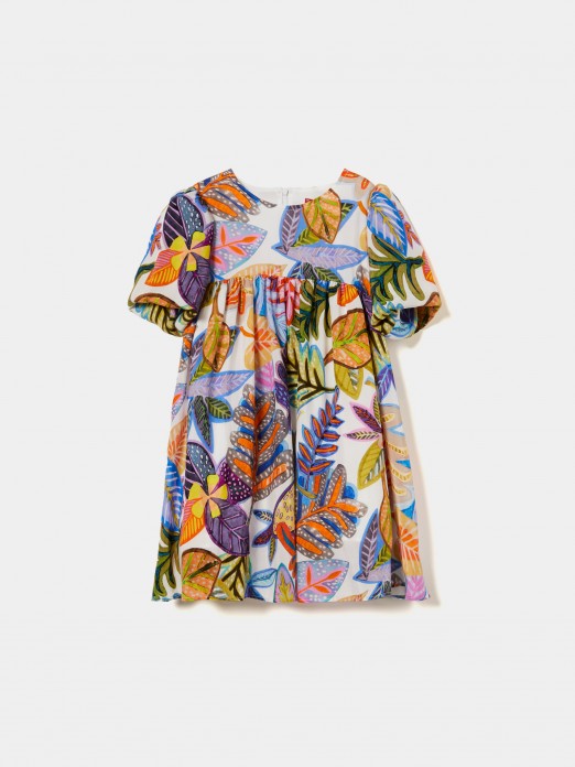 Tropical pattern dress