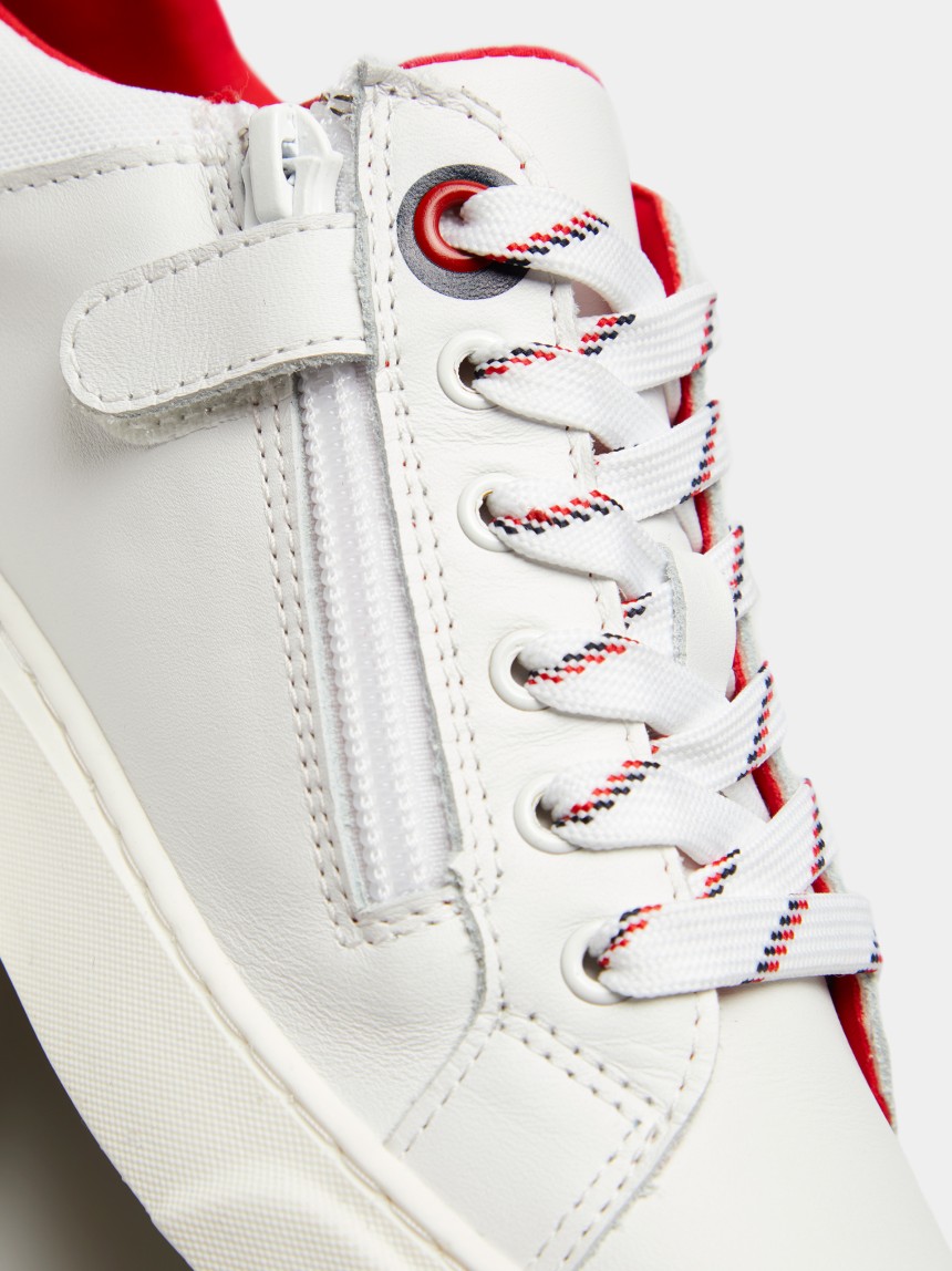 Unisex leather sneakers