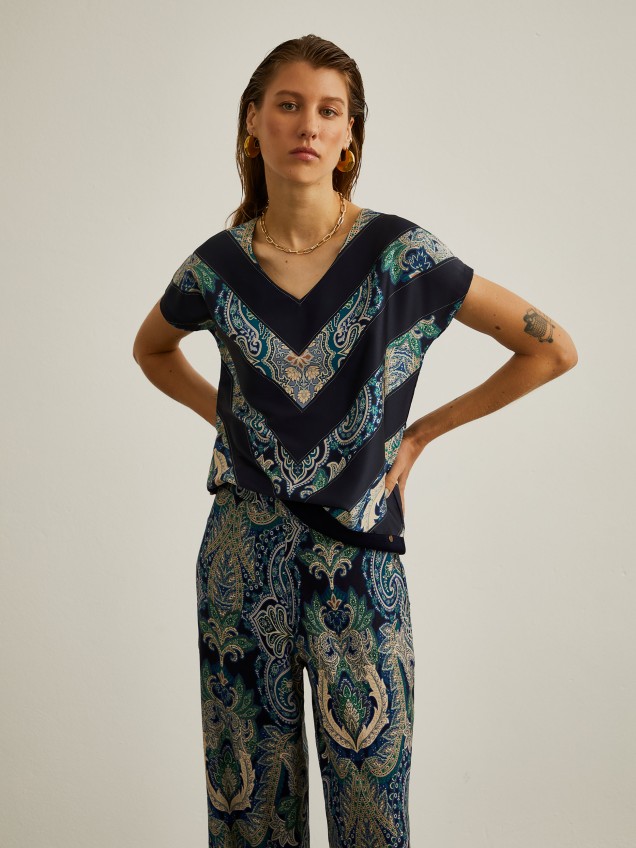 Blusa com estampado