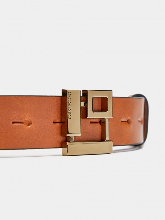 Leather belt