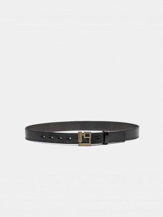 Leather belt