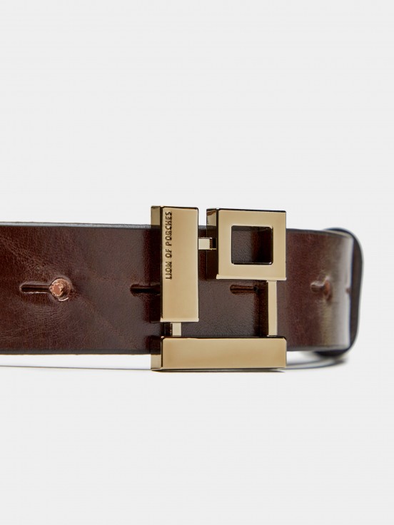 Leather belt