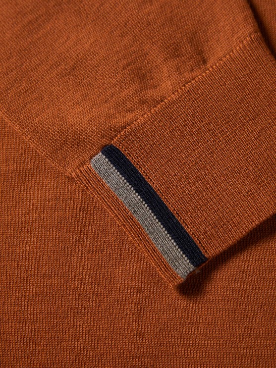 High neck jersey