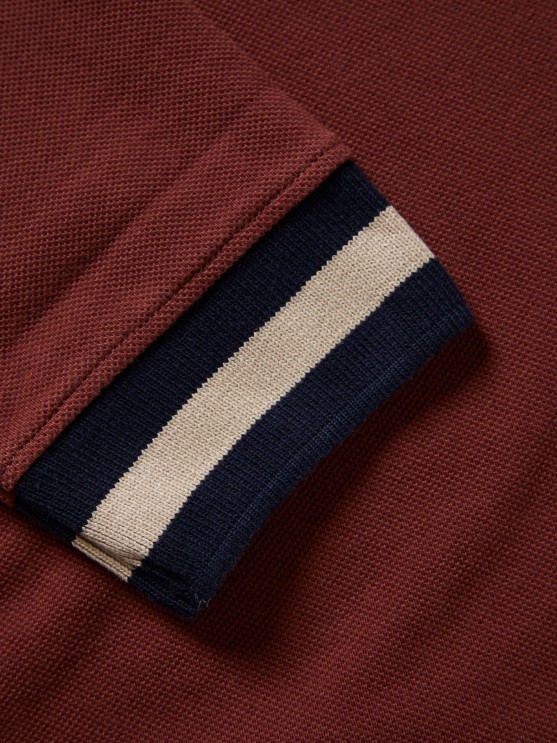 Long-sleeve polo shirt