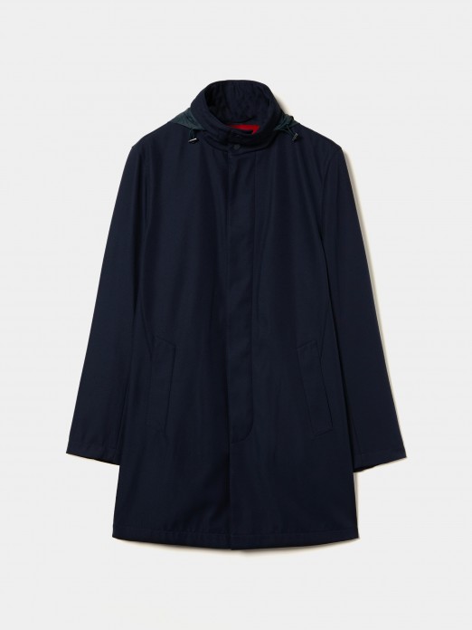 Gabardina con capucha