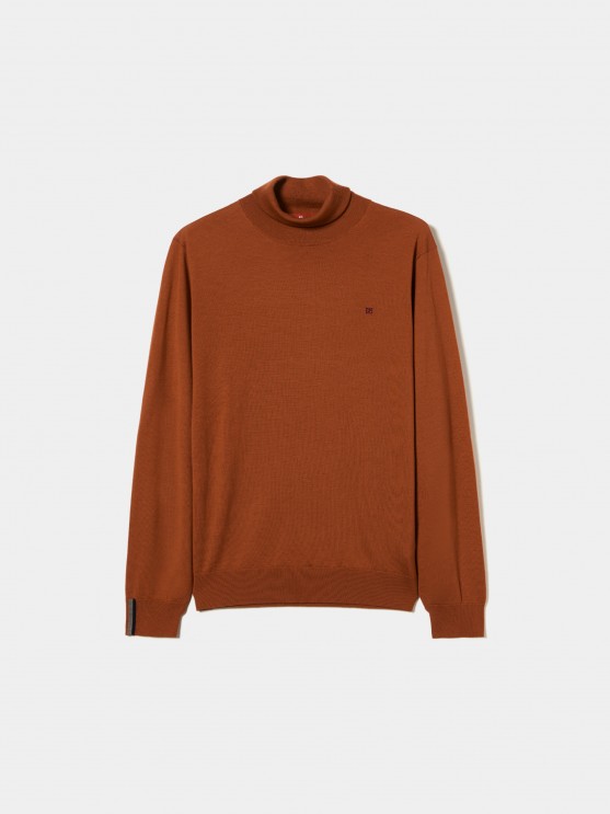 High neck jersey