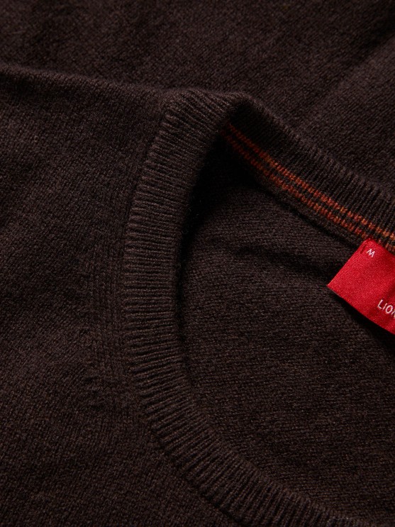 Pullover de l gola redonda