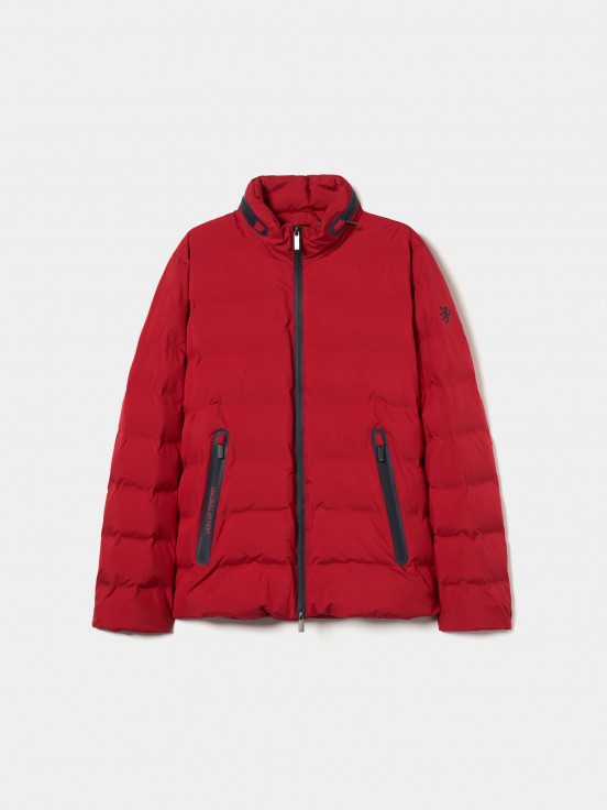 Water-repellent quilted jacket