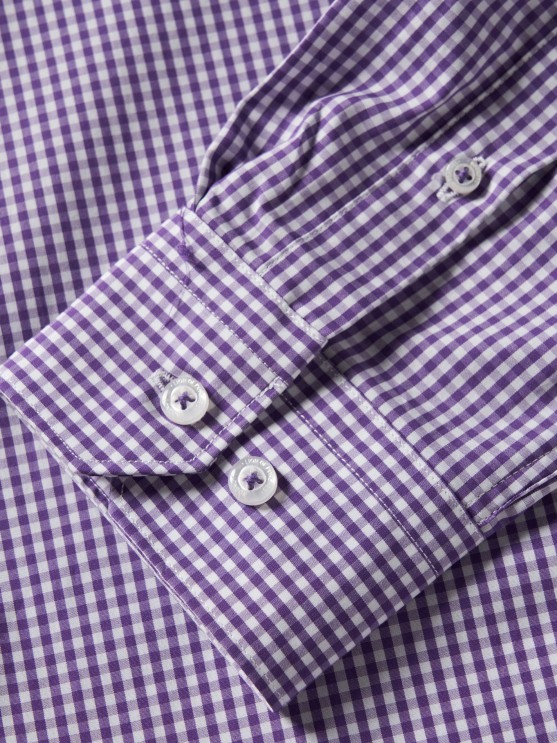 Slim fit check shirt