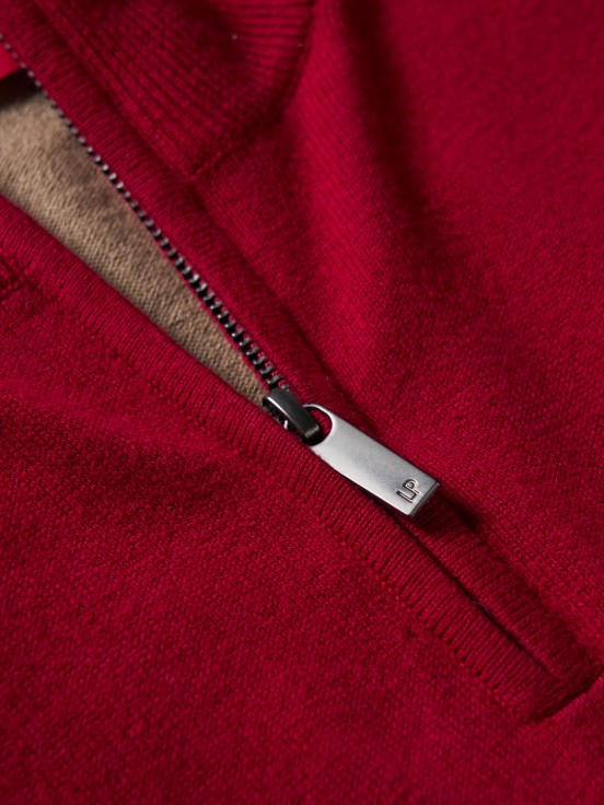 Sweatshirt with zipper