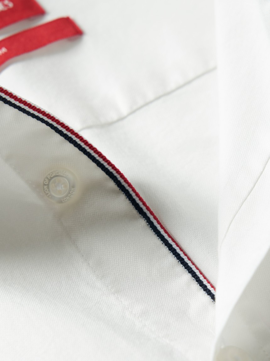 Camisa slim fit oxford