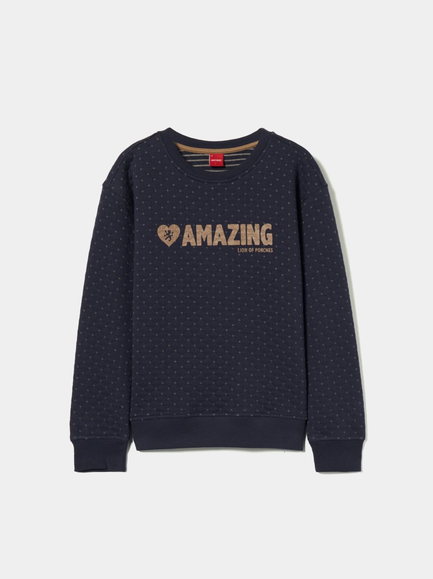 Printed sweater