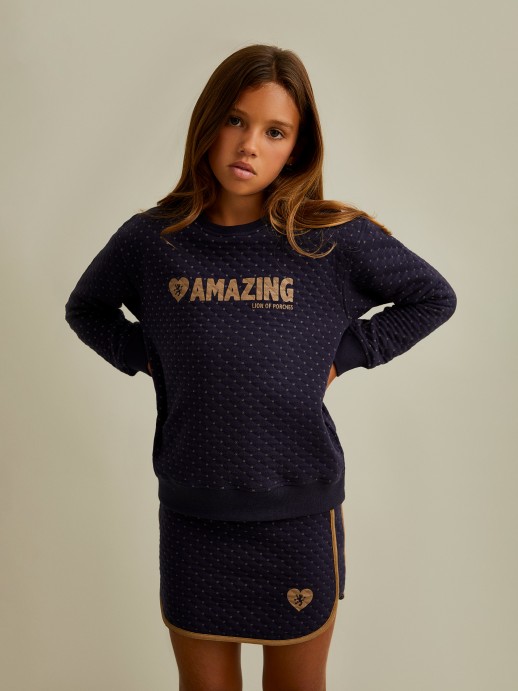 Printed sweater