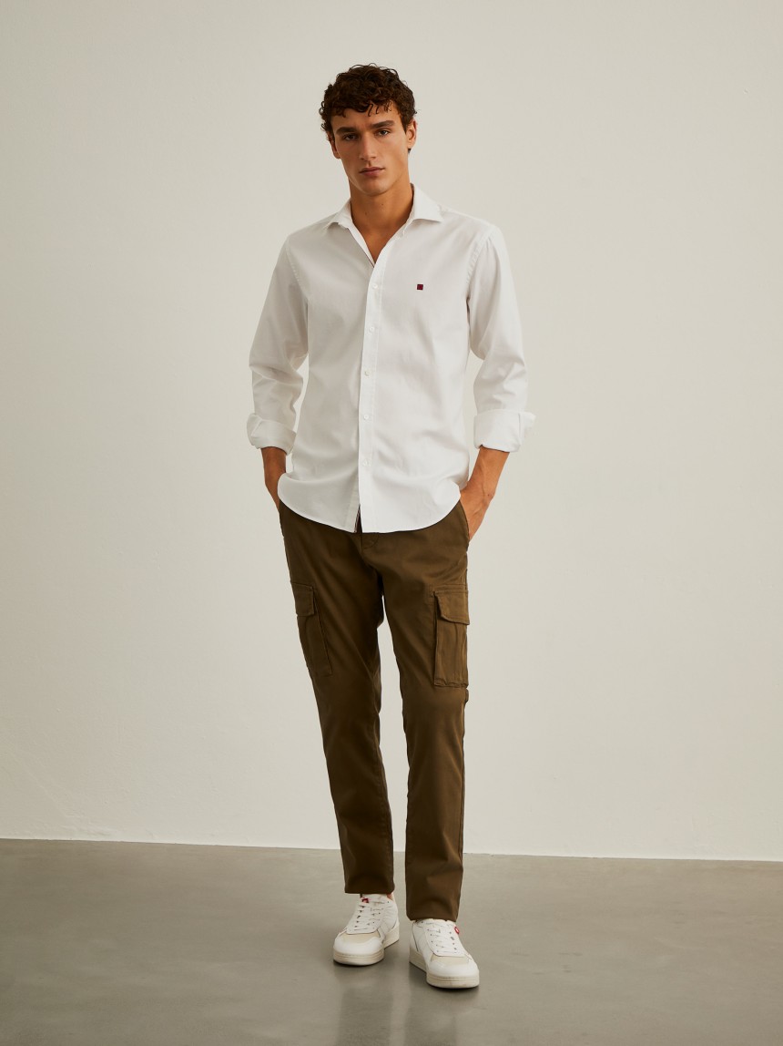 Shirt in oxford fabric