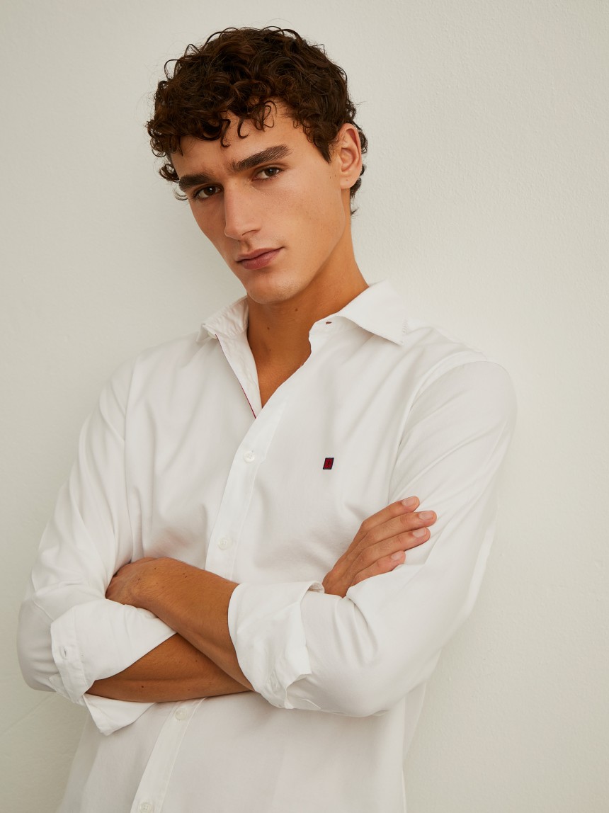 Shirt in oxford fabric