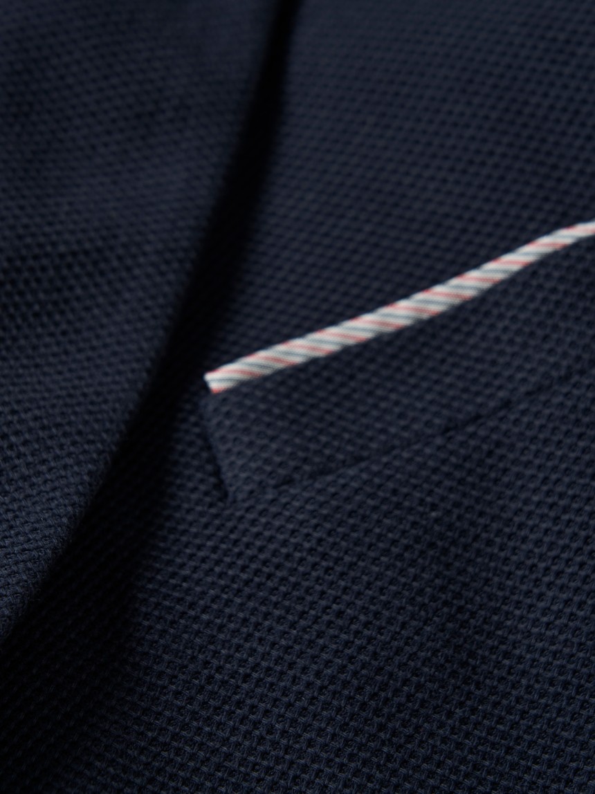 Blazer em malha piqu�