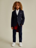 Blazer em malha piqu�