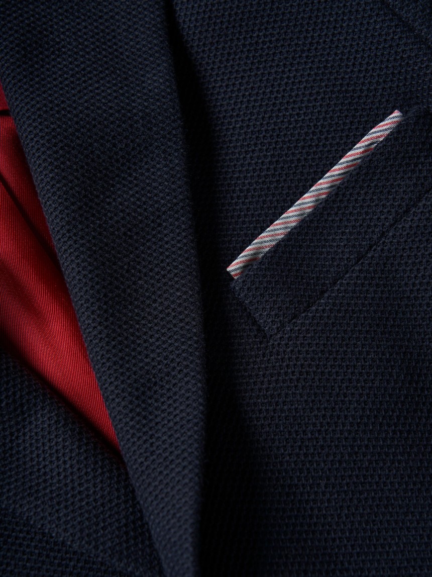 Blazer em malha piqu�
