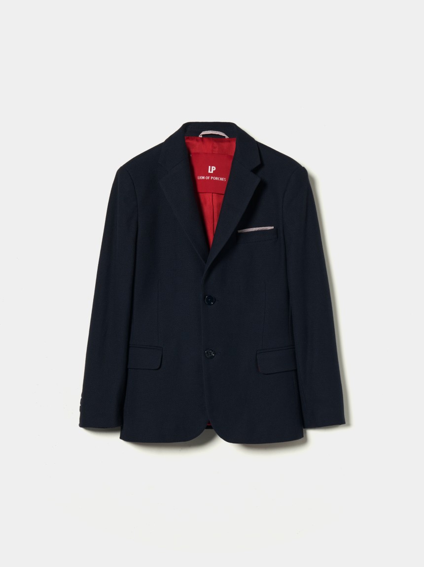 Blazer em malha piqu�