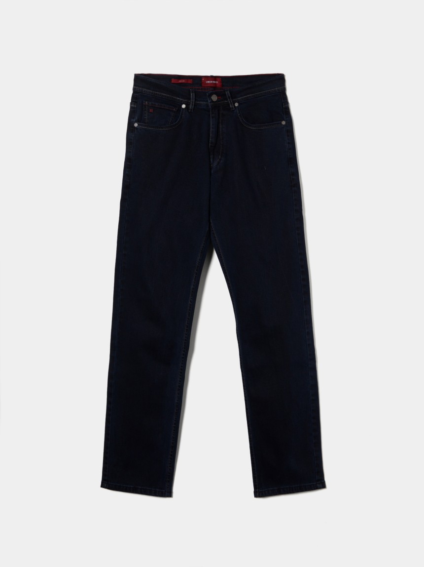 Regular fit denim pants