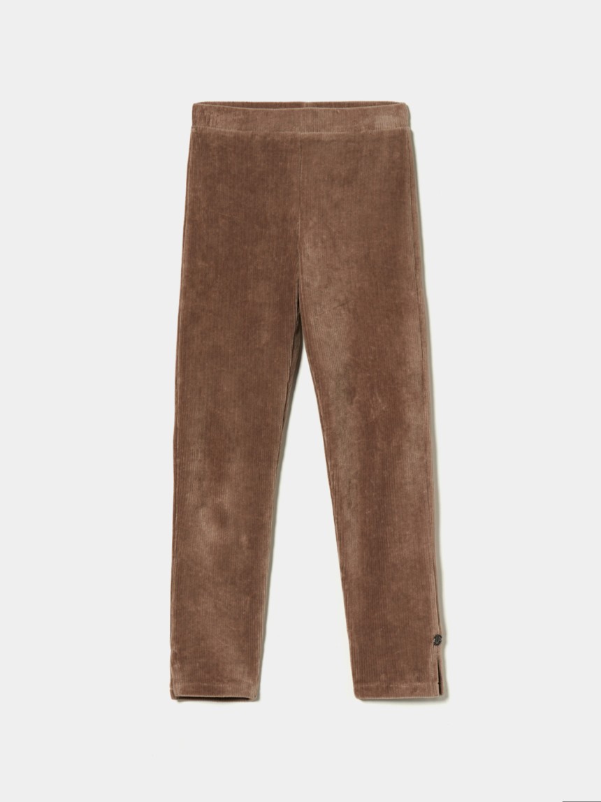 Velvet leggings