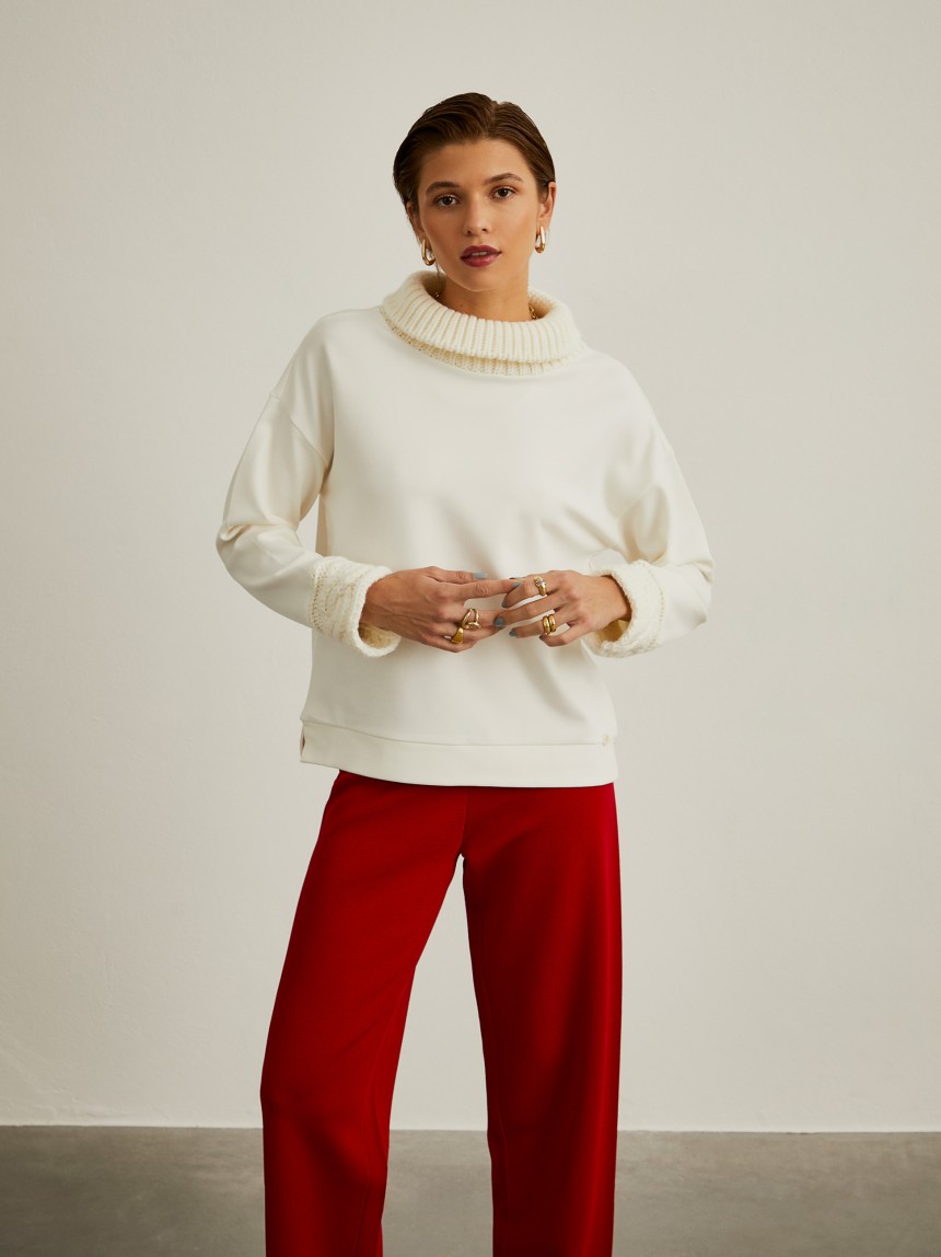 Jersey de cuello alto