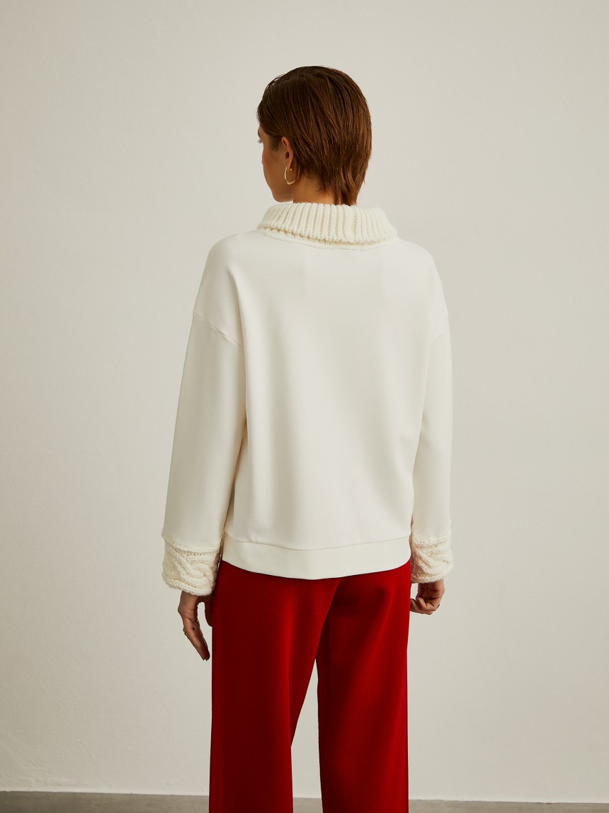Jersey de cuello alto