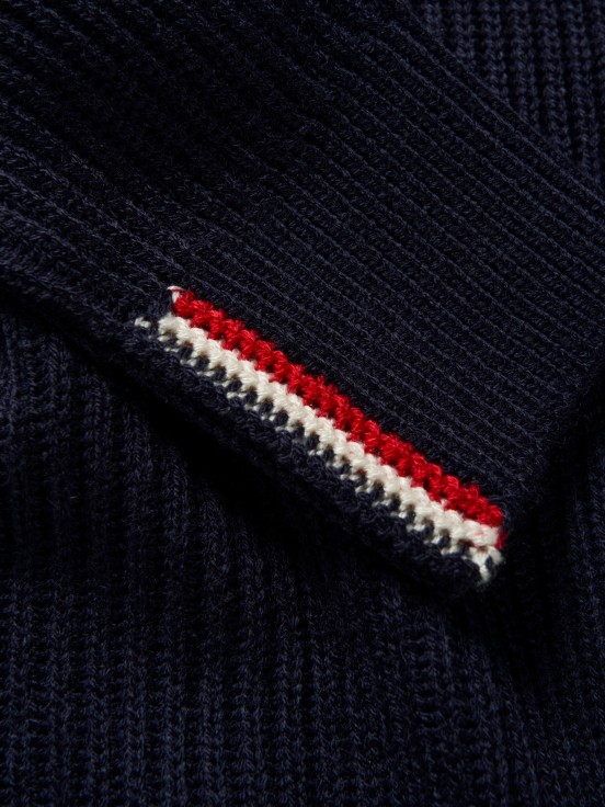 Rib knit jersey