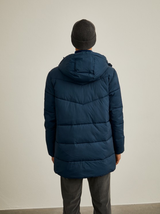 Chaqueta acolchada con capucha