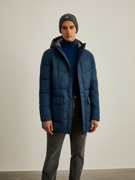 Chaqueta acolchada con capucha