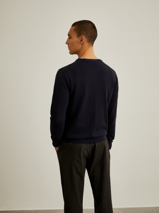 Cotton and cashmere sweater