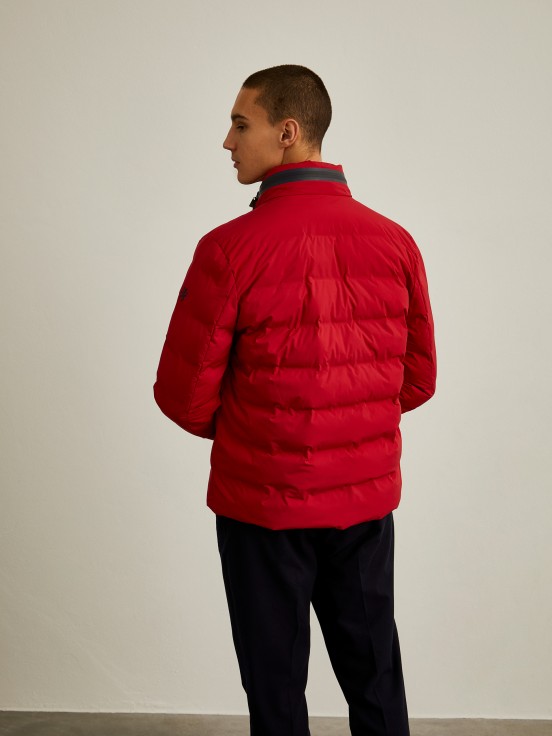 Water-repellent quilted jacket