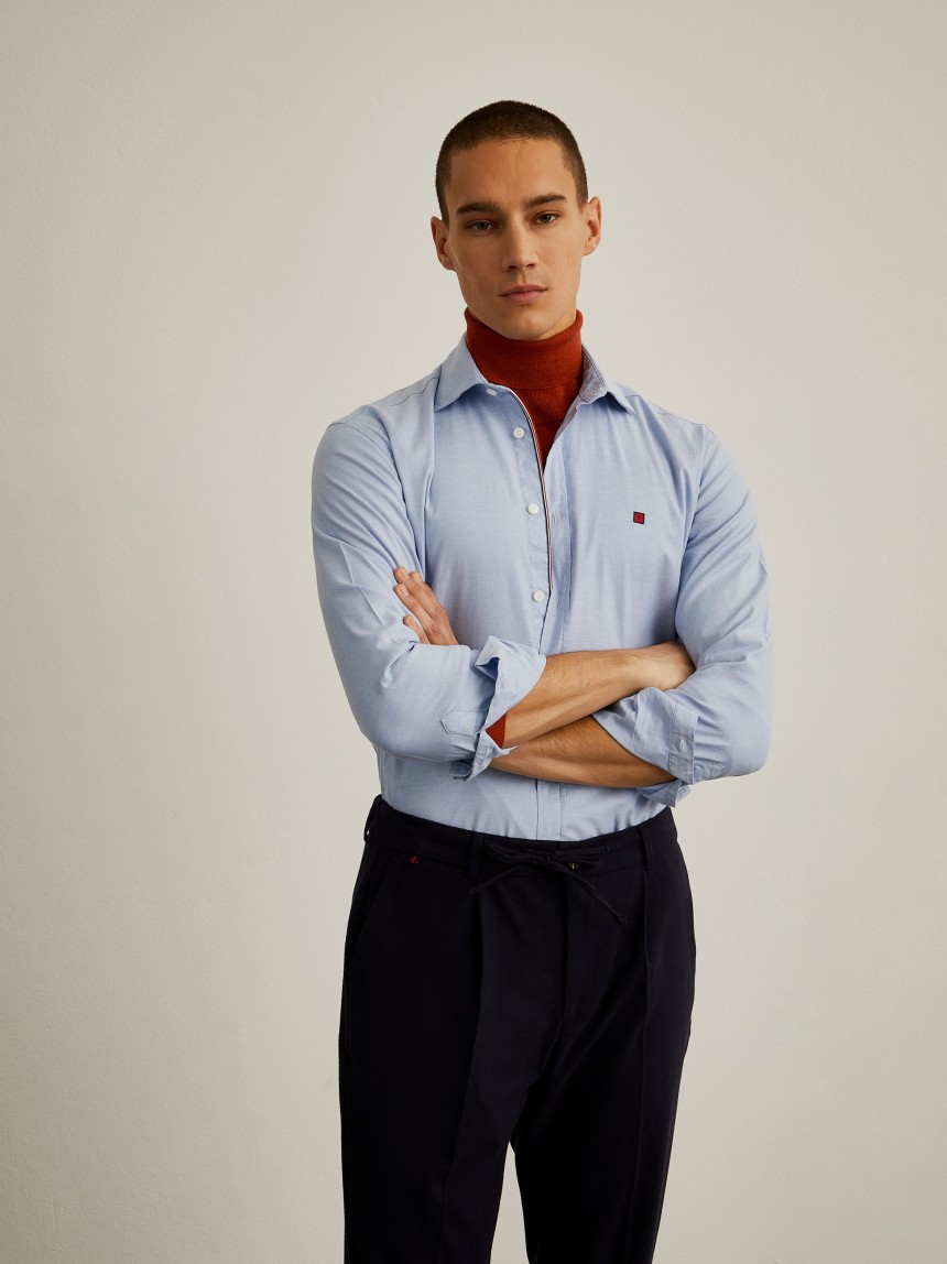 Camisa en tejido oxford