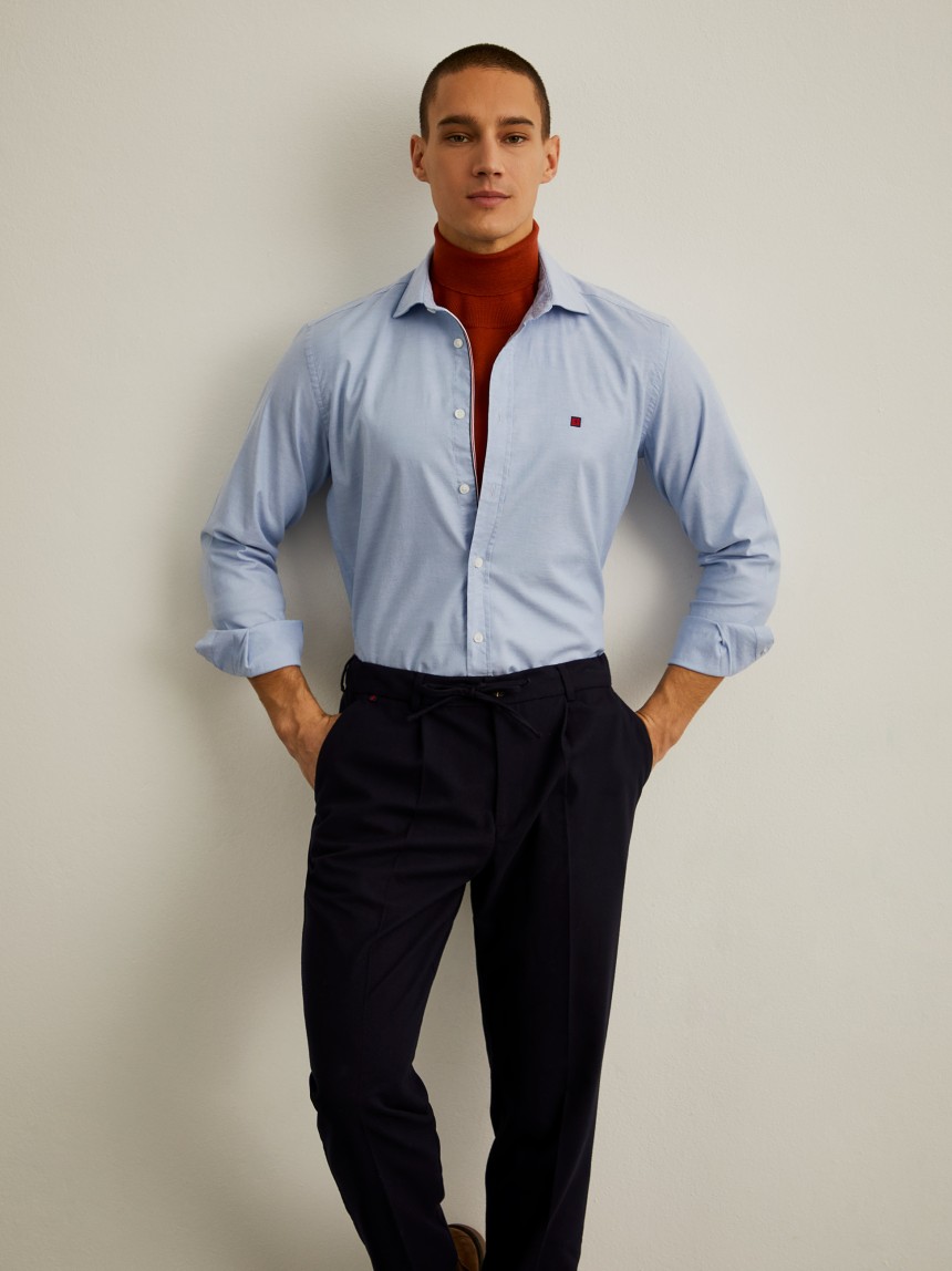 Camisa en tejido oxford