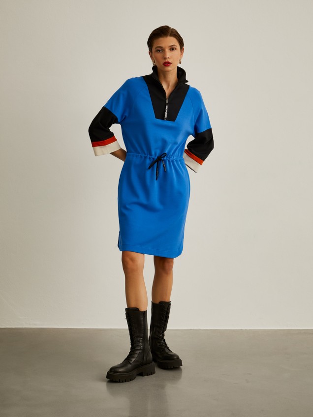 Vestido de malha curto