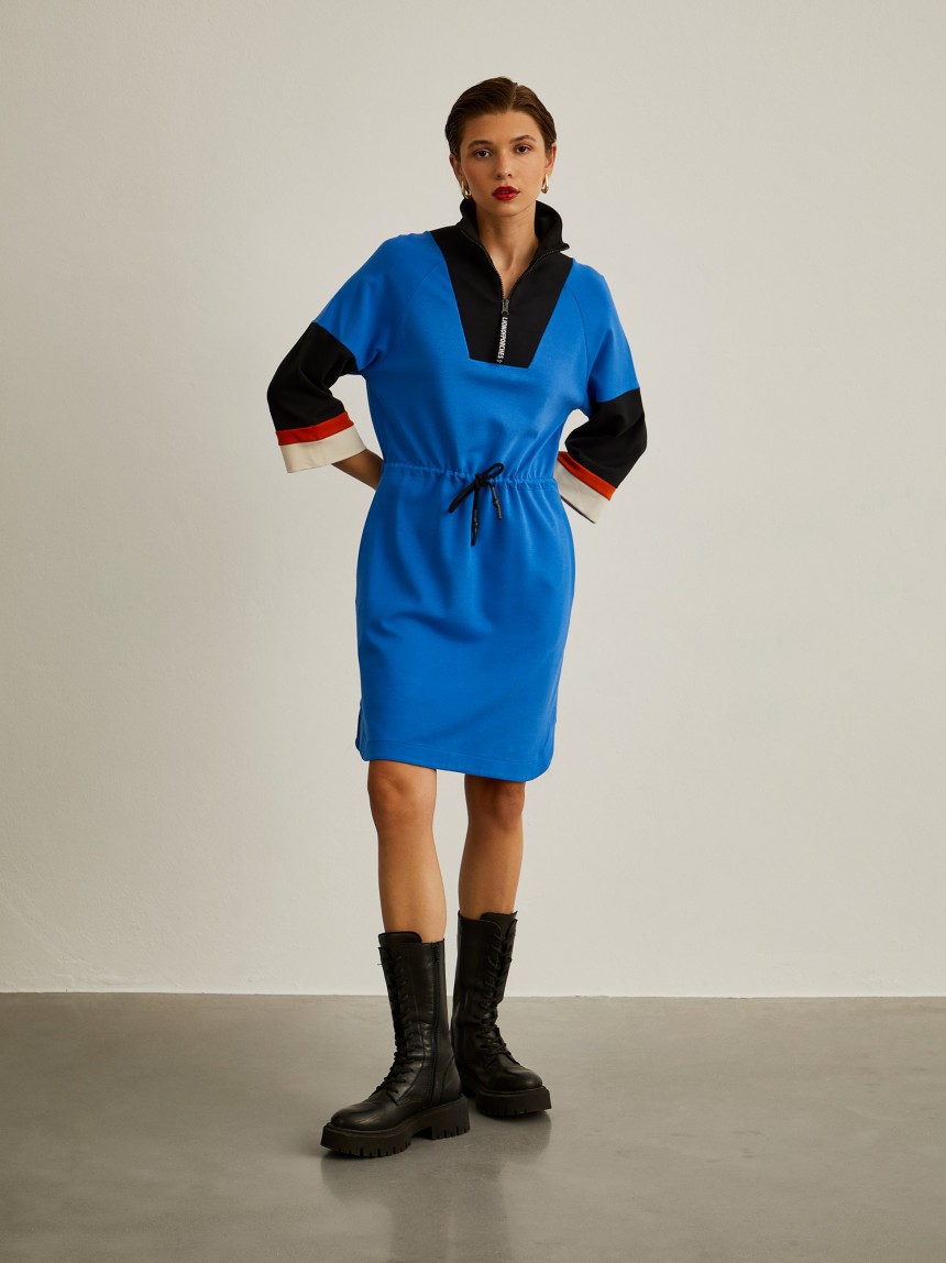 Vestido de malha curto