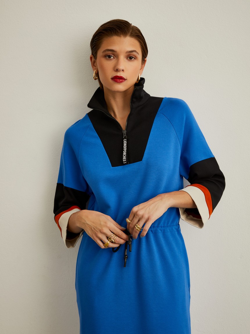 Vestido de malha curto