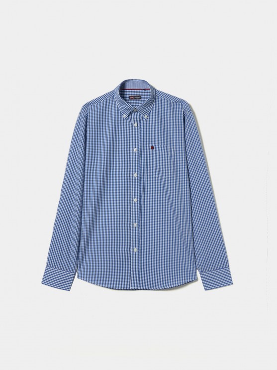 Regular fit plaid shirt